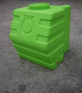 Depósitos en rotomoldeo, verde plástico Rotobasque